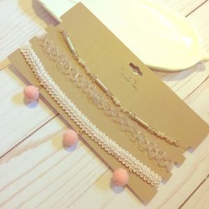 Chokers set of 3 by Carole Inc.